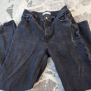 Abercrombie & Fitch Dark Gray Boyfriend Jeans